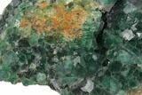 Apple-Green Cubic Fluorite Crystal Cluster - China #128795-1